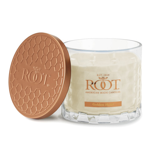 Golden Hour 3 Wick Honeycomb Candle