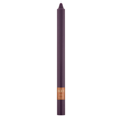 Smooth 12" Arista™ Aubergine Single Candle