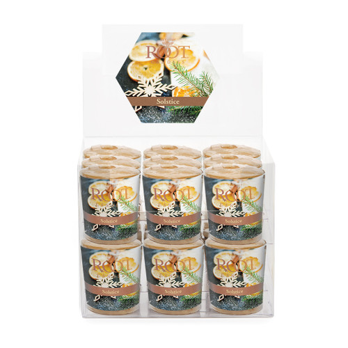 Solstice 20 Hour Beeswax Blend Box of 18 Votives