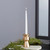 9" Dipped Taper Candle White Single Candle