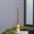 9" Dipped Taper Candle Dark Olive Single Candle