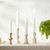 9" Grecian Collenette White Single Candle