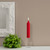 7" Grecian Collenette Red Single Candle