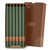 Smooth 12" Arista™ Dark Olive Box of 12 Candles