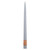 12" Dipped Taper Candle Platinum Single Candle