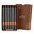 Smooth 9" Arista™ Stone Box of 12 Candles