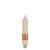 7" Smooth Collenette Ivory Single Candle
