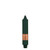 7" Smooth Collenette Dark Green Single Candle