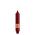 7" Smooth Collenette Garnet Box of 4 Candles
