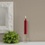 7" Smooth Collenette Garnet Box of 4 Candles
