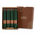7" Smooth Collenette Dark Green Box of 4 Candles