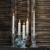 9" Smooth Collenette White Single Candle