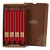 9" Smooth Collenette Red Box of 4 Candles