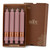 9" Grecian Collenette Dusty Rose Box of 4 Candles