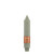7" Timberline Collenette Sage Green Single Candle