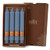 9" Smooth Collenette Williamsburg Blue Box of 4 Candles