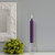 9" Grecian Collenette Aubergine Single Candle