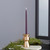 9" Dipped Taper Candle Aubergine Box of 12 Candles