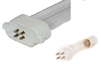 OxyQuantum Basic LED Replacement Bulb Set Contains 1- 16" H lamp and 1- 5" Ozone Lamp.