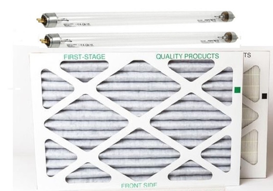 Ultra-Sun Sun-Pure SP-20 SP-20C Trio-1000P Ultraviolet Air Purifier Replacement Kit with (2) UV Lamps 1RK006

1RK006 Kit includes Pre-Filter, Mini Pleat, Carbon Filters Plus 2 replacement UV Bulbs for the Ultra-Sun Sun-Pure SP-20 SP-20C Trio-1000P
The Ultra-Sun Sun-Pure SP-20 SP-20C Trio-1000P System with Part Number 1RK006 will restore your systems operation like new.