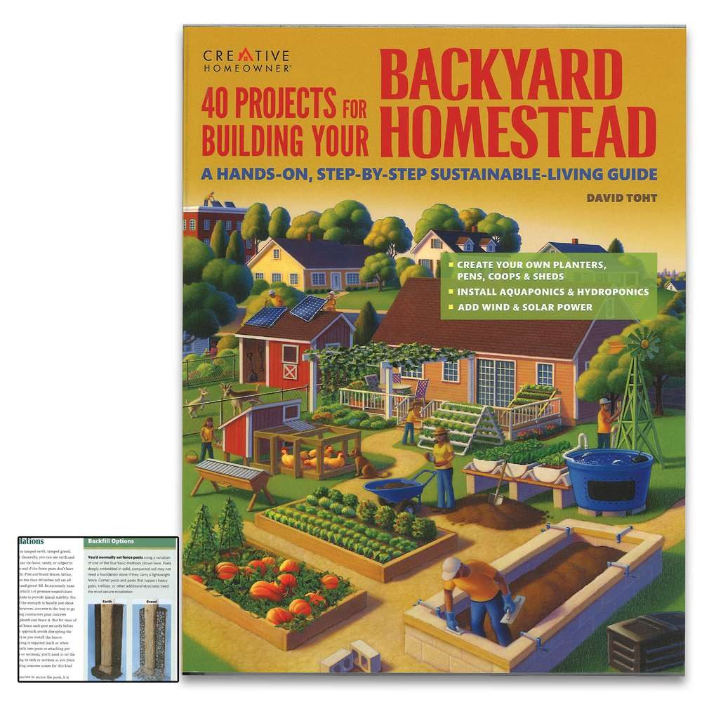40 Projects For Building Your Backyard Homestead - CampXSurplus