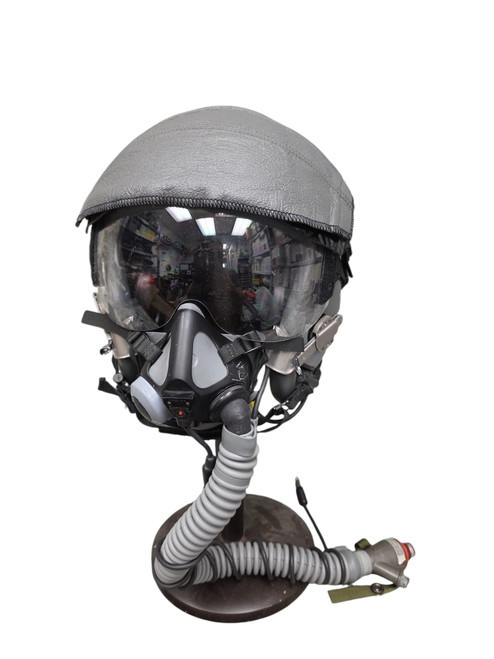 Canadian Armed Forces Gentex 190A Jet Pilot Flight Helmet with HA