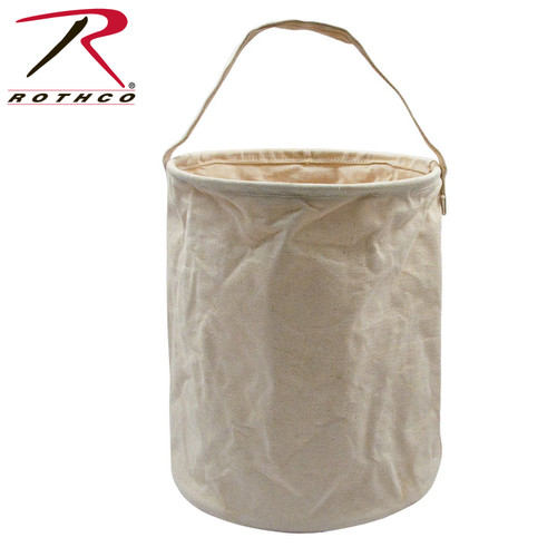 Rothco Canvas Water Bucket - Natural