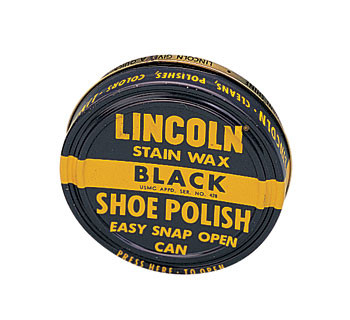 Lincoln U.S.M.C. Stain Wax Shoe Polish - Black