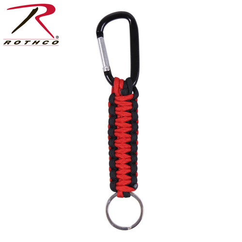 Rothco Thin Red Line Keychain w/Carabiner