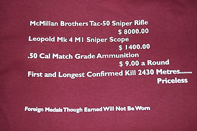 T-Shirt - Canadian Foces PPCLI Afghanistan Sniper