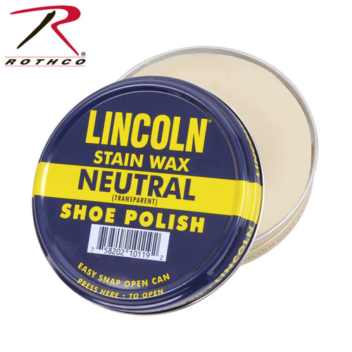 Lincoln U.S.M.C. Stain Wax Shoe Polish - Neutral