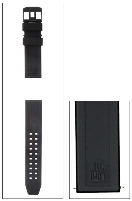 Luminox FP.L.3050.20.BPL Strap PU Black - 23mm