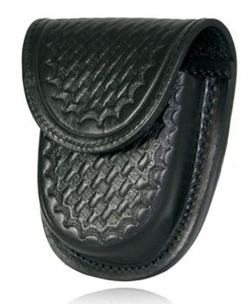 Boston Leather 5514HS-3 XL Rounded Cuff Case Hidden Snap - BW