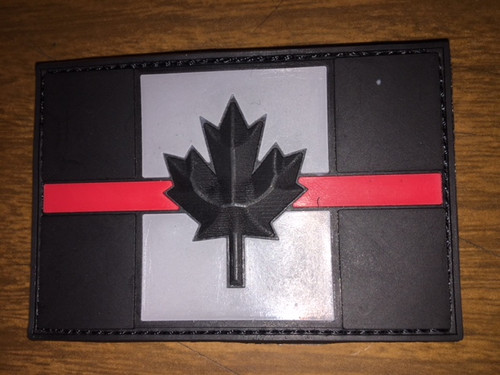 Patch - Canada Flag Thin Red Line PVC