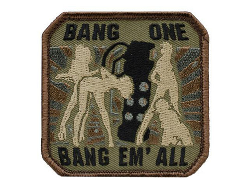 Mil-Spec Monkey "Bang One, Bang Em All" Patch - (Large / Forest)