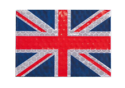 Reflective UK Flag Patch - Full Color