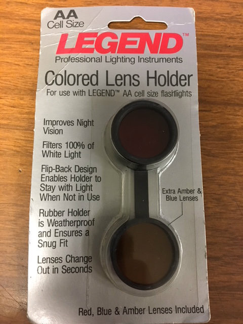 Legend Coloured Lens Holder AA Cell Flashlight Filter Cap
