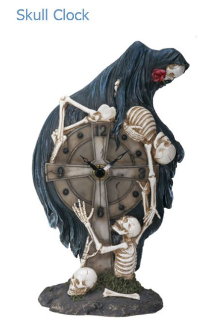 YTC Summit 8039 Skull Clock