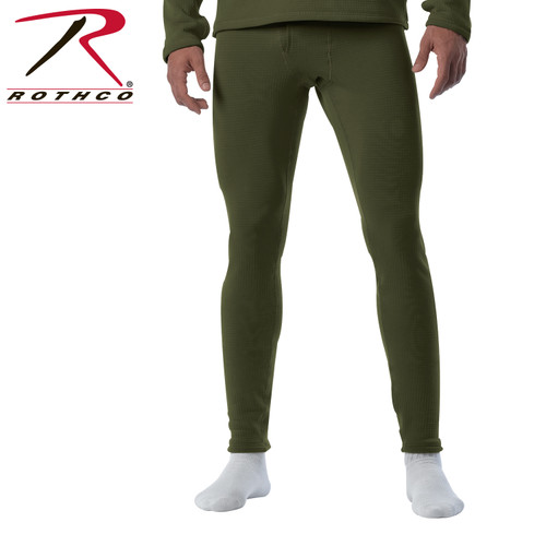 Rothco ECWCS Gen III Mid-Weight Underwear Bottoms (Level II) - Olive Drab