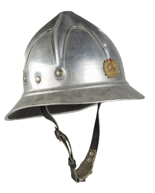 Bulgarian Armed Forces Aluminum Fireman Helmet
