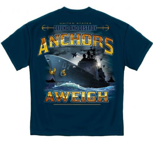US Navy "Anchors Aweigh" T-Shirt