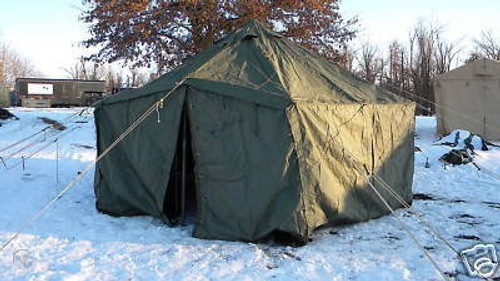 General Purpose U.S. Armed Forces Small Tent-17'6"x17'6" Vinyl
