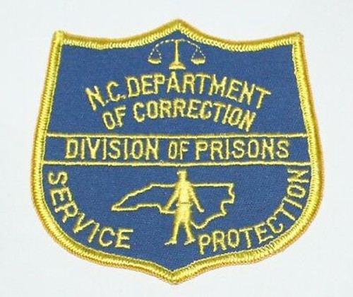 Department of Correction Service Protection NC Police Patch