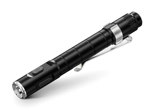 RovyVon Hybrid H3 Urban EDC Black Flashlight, Aluminum - 500 Lumens