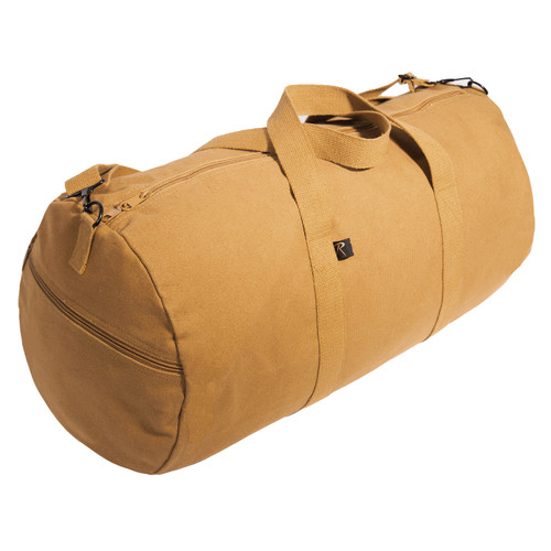 Rothco Canvas Shoulder Duffle Bag - 24 Inch - Coyote Brown