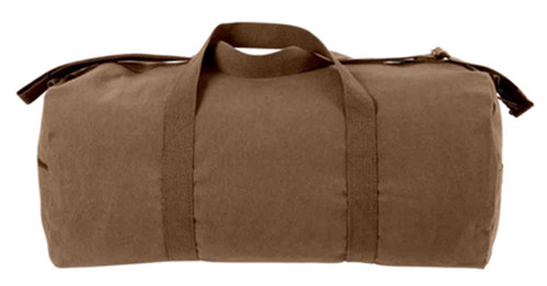 Rothco Canvas Shoulder Duffle Bag - 24 Inch - Earth Brown