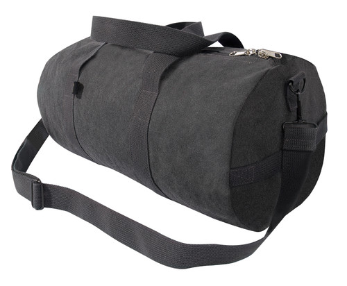 Rothco Canvas Shoulder Duffle Bag - 19 Inch - Charcoal Grey