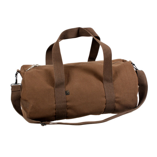 Rothco Canvas Shoulder Duffle Bag - 19 Inch - Earth Brown
