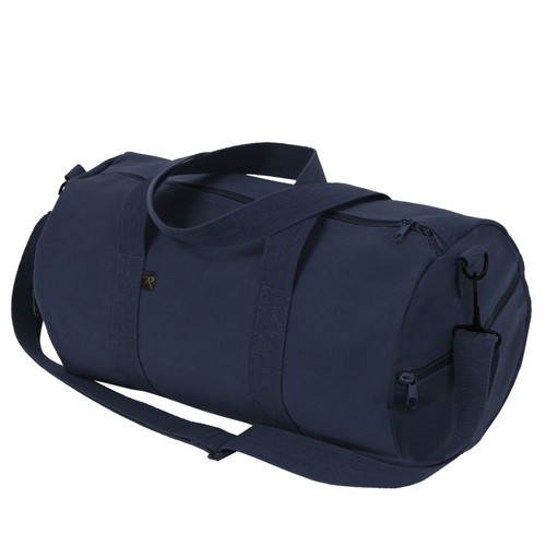 Rothco Canvas Shoulder Duffle Bag - 19 Inch - Navy Blue