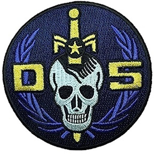 Danger 5 Embroidered Moral Patch